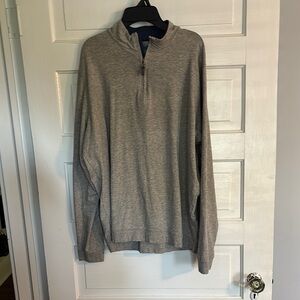 J. McLaughlin Gray Men's Lightweight Pullover